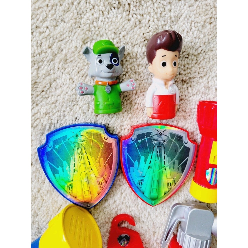 Paw Patrol Finger Puppets Badges Pretend Play Accessories for Plush Toy Lot - Picture 2 of 4